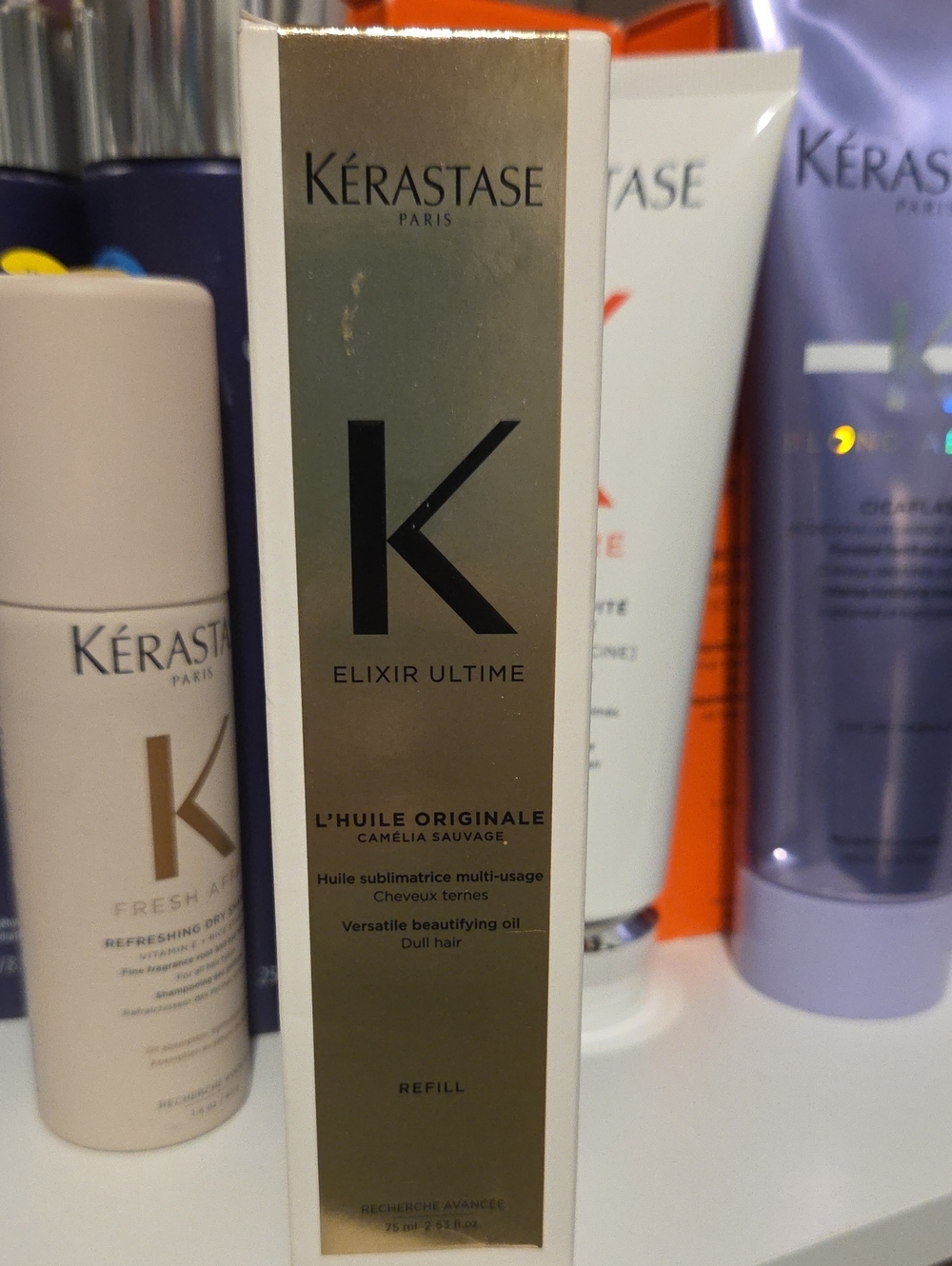 Kérastase Elixir Ultime Hair Oil - Gold & Black Packaging